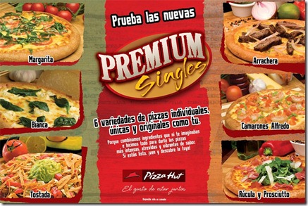 Premium Singles Pizza Hut