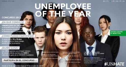 Bennetton Unemployee of the Year