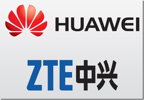 Huaweo y ZTE logo
