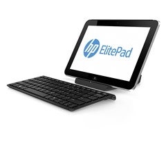 HP ElitePad Docking Station and Keyboard Left Facing